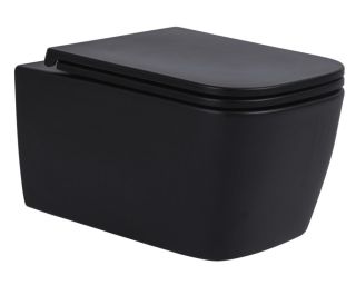 Подвесной унитаз Avimano Vision 1000042 безободковый чёрный матовый